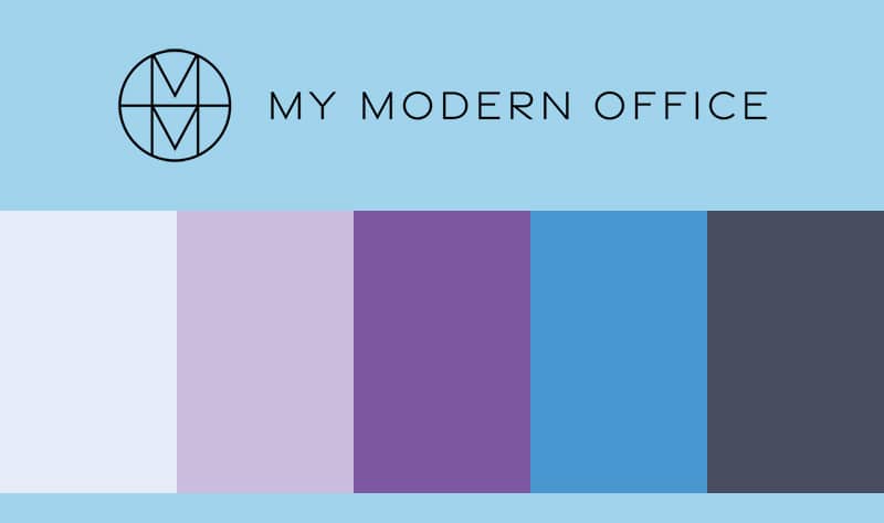 My Modern Office's new logo and colour palette