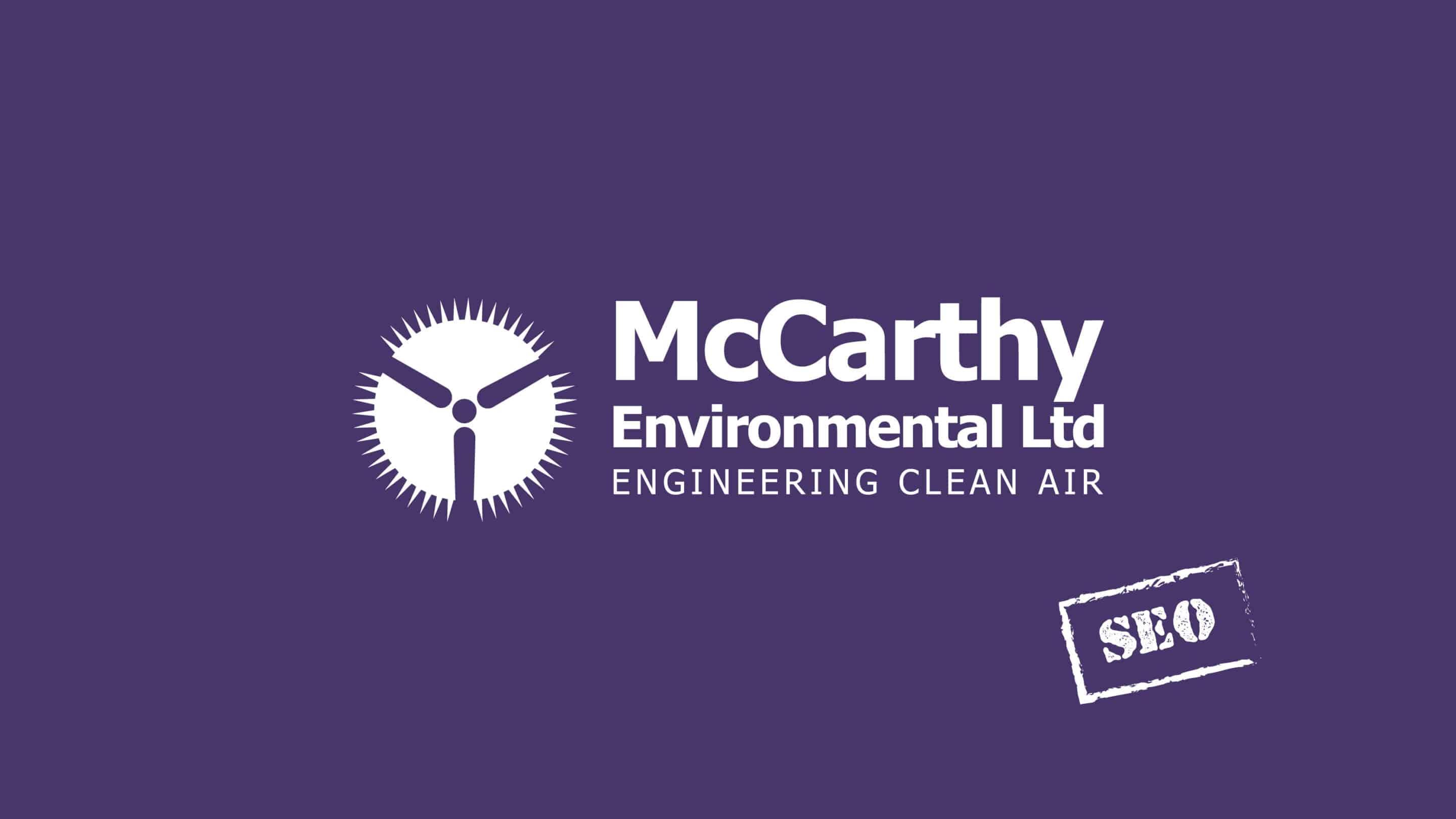 The McMarthy Environmental logo with an 'SEO' stamp